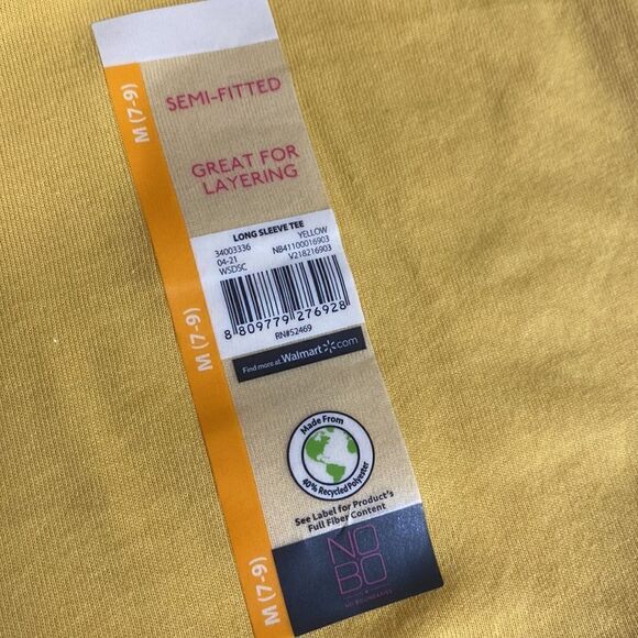 NWT Mustard Layering Long Sleeve Tee - Picture 5 of 7